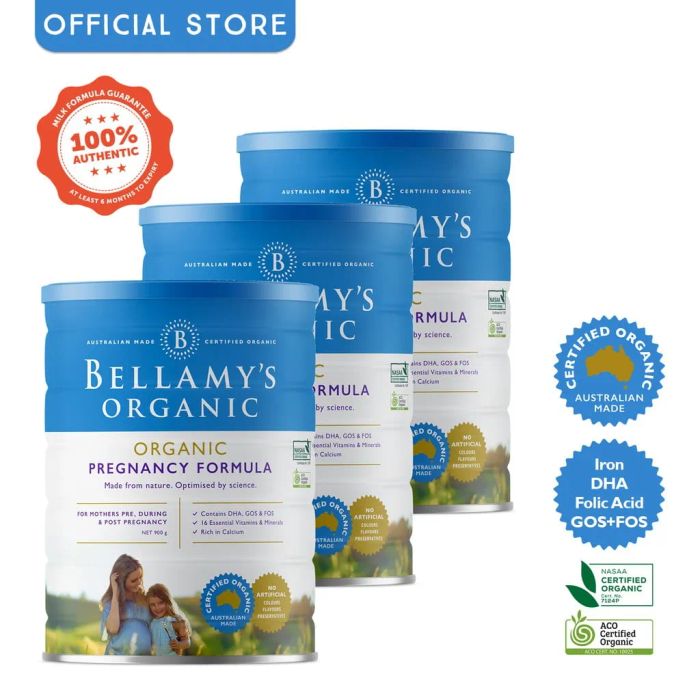 Bộ sưu tập hình ảnh sữa Bellamy's Organic cao cấp