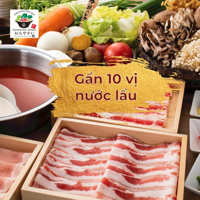 Không gian ẩm thực Nhật Bản tại On-Yasai Shabu Shabu