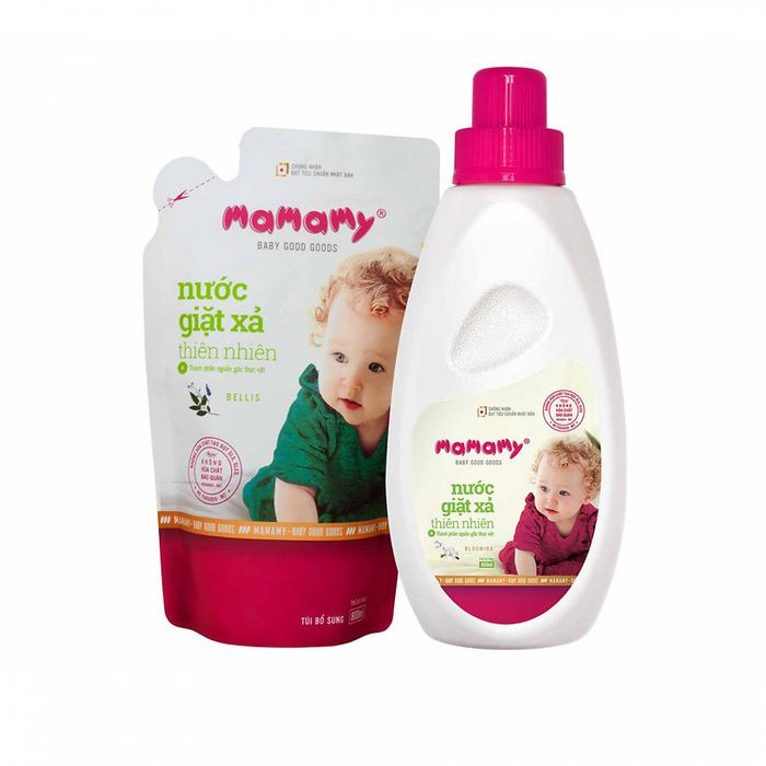 Hình ảnh thực tế nước giặt xả Mamamy - Sản phẩm được các mẹ Việt tin dùng