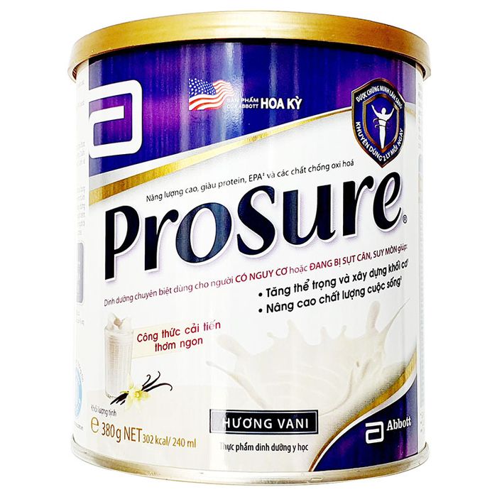 Hình ảnh sữa Prosure - Dinh dưỡng chuẩn y khoa từ Mỹ