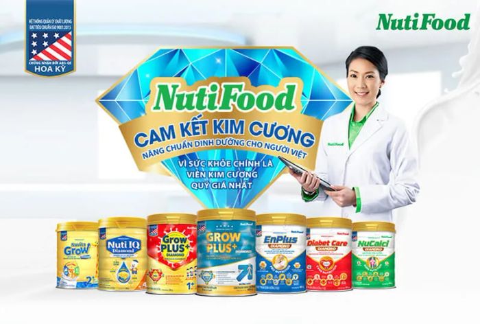Hình ảnh nhà máy sản xuất hiện đại của NutiFood