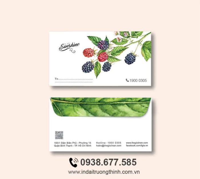 Bộ sưu tập bao thư đa dạng từ Đại Trường Thịnh