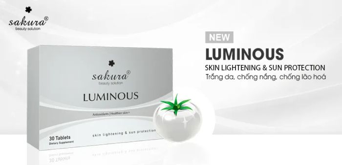 Viên Uống Sakura Luminous - Tinh hoa dưỡng trắng chuẩn Nhật (Ảnh minh họa 1)