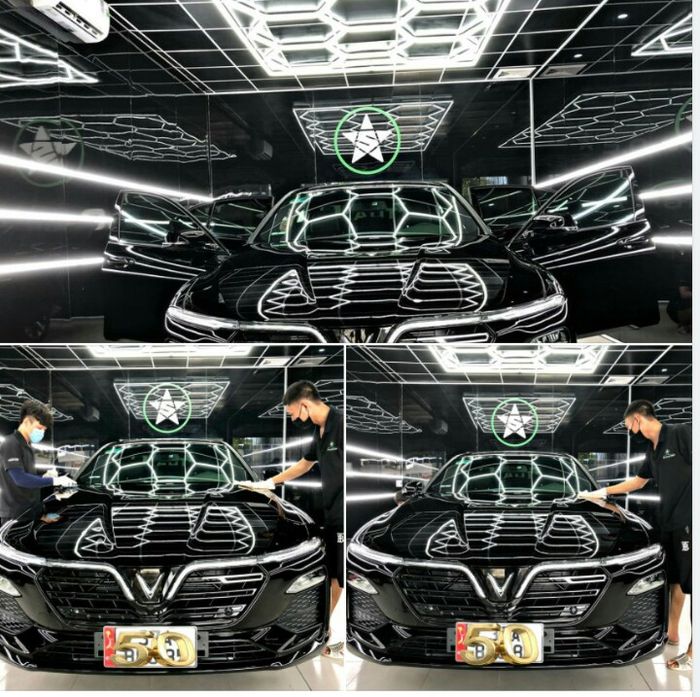 Quy trình phủ ceramic tỉ mỉ tại 5.0 Auto Spa