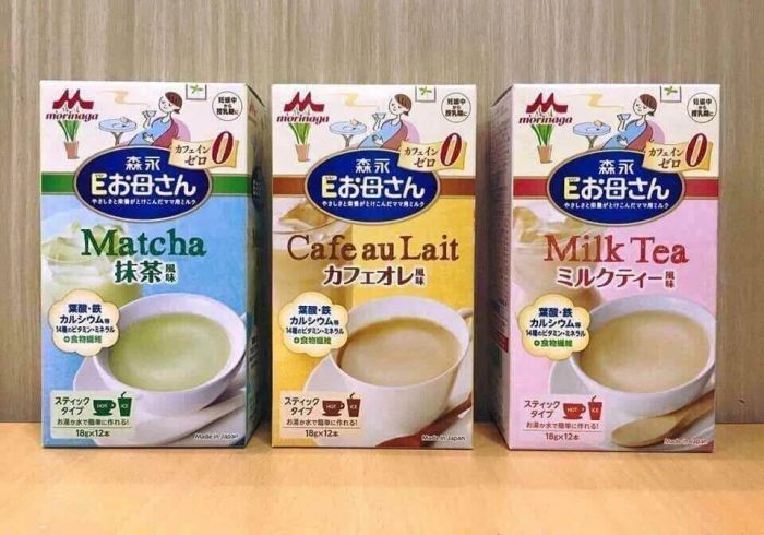 [Hình ảnh] Sữa Morinaga cho bà bầu - Thiết kế gói nhỏ tiện lợi, hương vị trà sữa thơm ngon