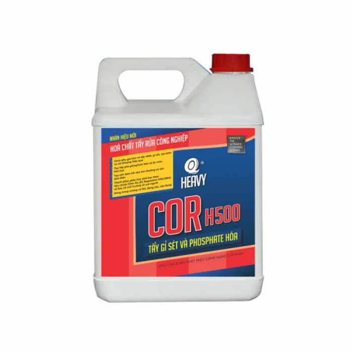 Hình ảnh minh họa quy trình tẩy rỉ và phosphate hóa thần kỳ của AVCO COR H-500