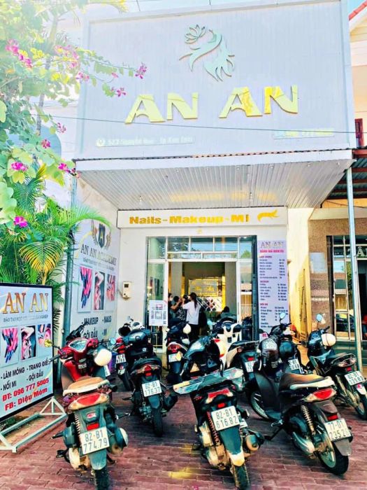 Không gian đào tạo tại An An Nails Academy