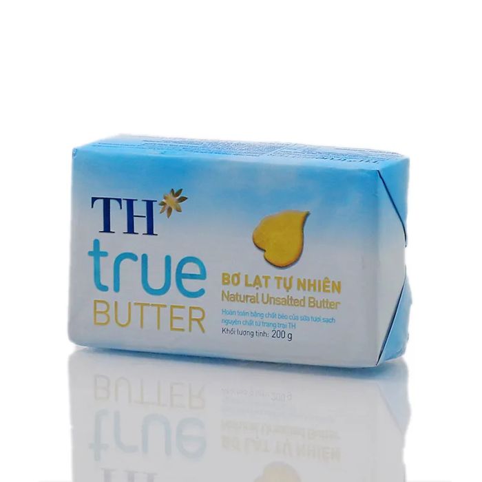 Hình ảnh bao bì Bơ lạt TH True chính hãng