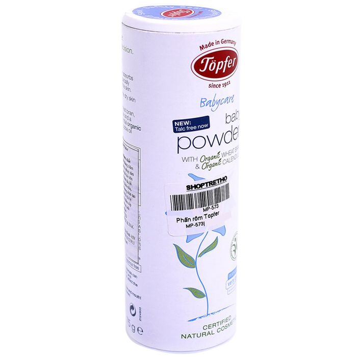Hình ảnh chính hãng Phấn Rôm Topfer nhập khẩu từ Đức