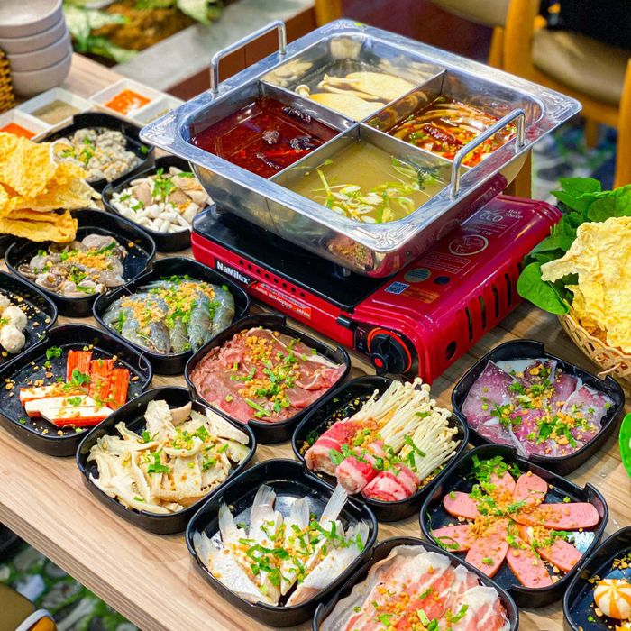 Bộ sưu tập nguyên liệu cao cấp tại Quán Lẩu Hakimi