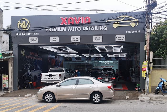 Không gian sang trọng và hiện đại tại Xavia Car Spa