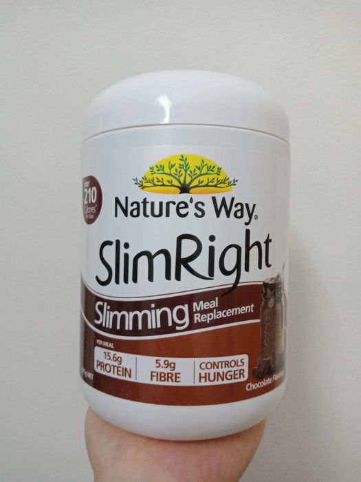 Hình ảnh Sữa giảm cân Nature's Way Slim Right Vanilla - Bao bì sang trọng với thiết kế tối giản đậm chất Úc