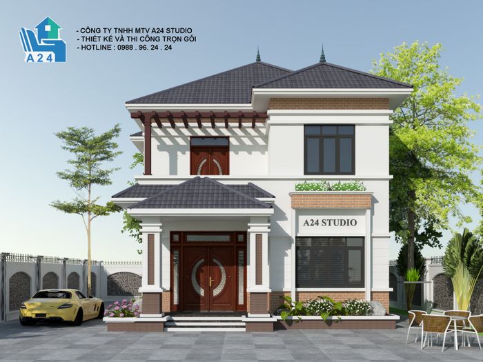 Hình ảnh thi công chuyên nghiệp từ A24STUDIO