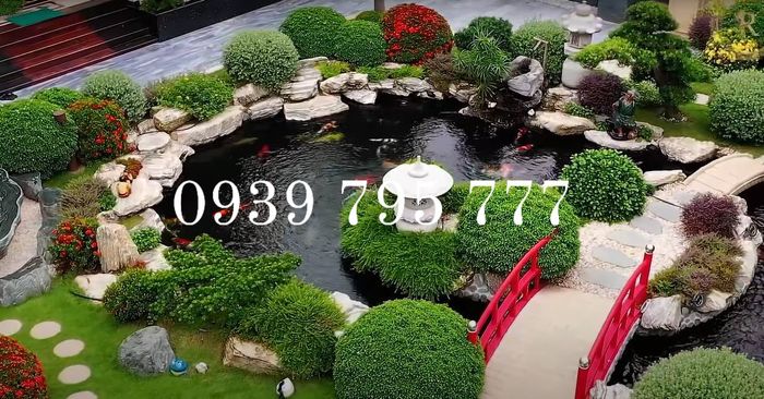 Tác phẩm hồ Koi phong thủy - Hoàng Thiện