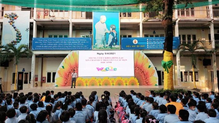 Hoạt động ngoại khóa sôi nổi tại Trường Tiểu học Đinh Tiên Hoàng