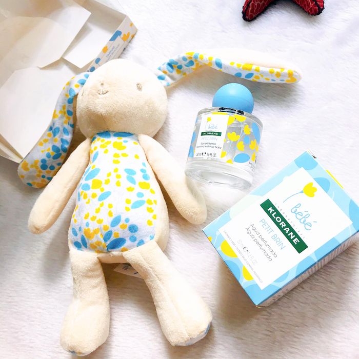 Hình ảnh bộ sản phẩm Klorane Bébé kèm thỏ bông tặng