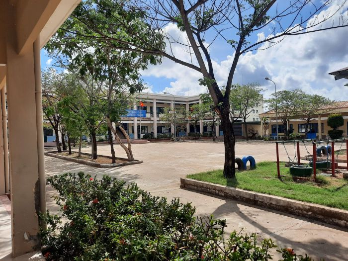 Kiến trúc cổ kính của Trường Tiểu học Đinh Tiên Hoàng
