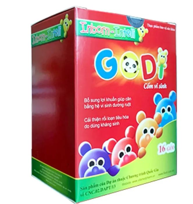 Hình ảnh bao bì Cốm vi sinh Godi - Sản phẩm chất lượng từ Việt Nam