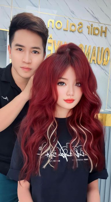Những mẫu tóc nhuộm nghệ thuật tại Quang Quyết Hair Salon