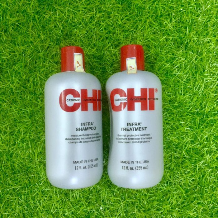 Hình ảnh bộ đôi dưỡng tóc CHI Infra cao cấp