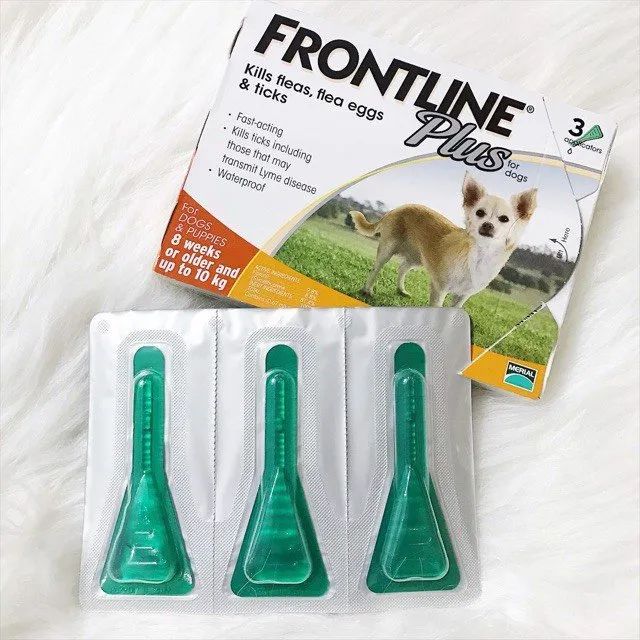 Hình ảnh chi tiết tuýp nhỏ gáy Frontline Plus - giải pháp từ Pháp