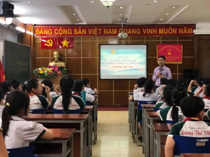 Không gian xanh mát và hiện đại tại Trường Tiểu học Lương Thế Vinh