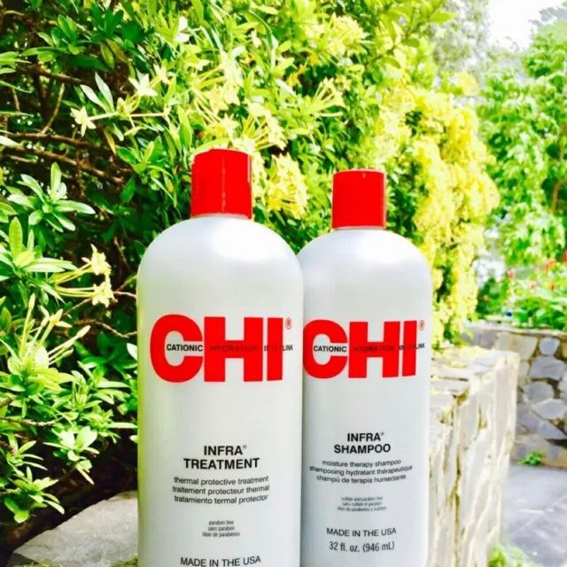 Hình ảnh chi tiết bộ đôi CHI Infra phục hồi tóc