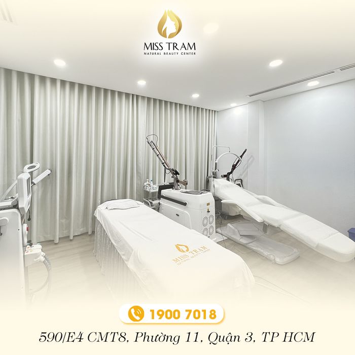 Phòng điều trị cao cấp tại Miss Tram Natural Beauty Center