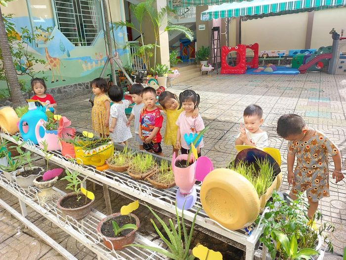 Hình ảnh tươi vui tại khu vui chơi Trường Mầm non 15