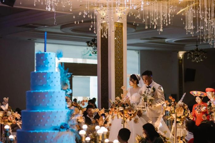 Hình ảnh sang trọng tại Trung tâm Tiệc cưới Minh Châu Việt