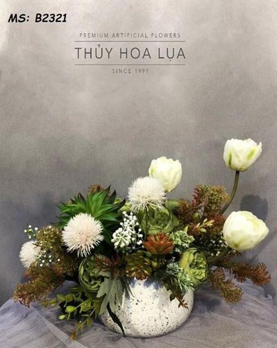 Thuỷ Hoa Lụa - BST hoa trang trí sang trọng ảnh 2