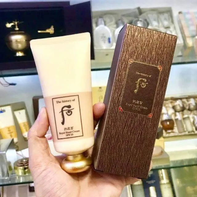 Hình ảnh chi tiết từng dưỡng chất trong Whoo Gongjinhyang Hand Cream
