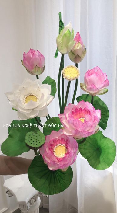 Hoa Lụa Nghệ Thuật Đức Hải - BST sang trọng ảnh 2
