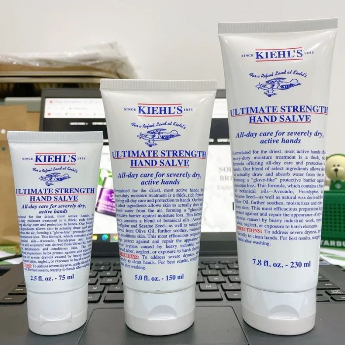Hình ảnh thực tế kem dưỡng tay Kiehl's Ultimate Strength