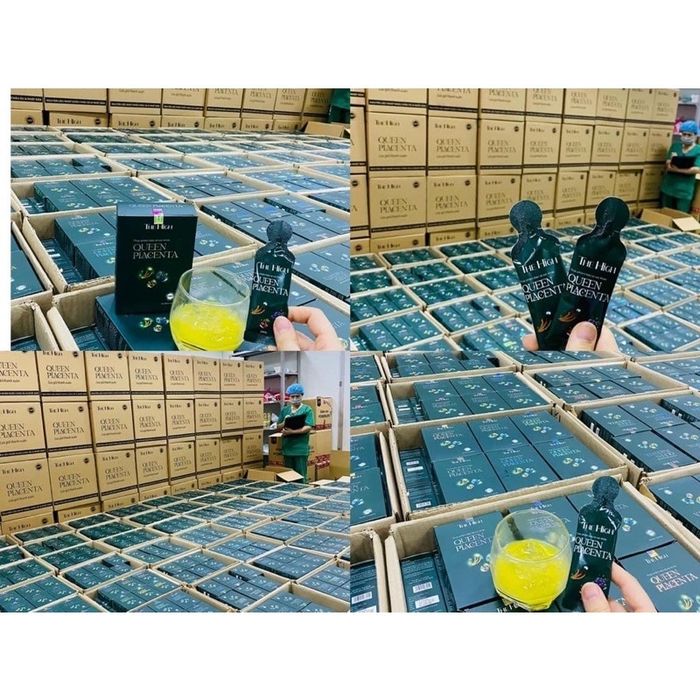 Hình ảnh thực tế Queen Placenta The High - Tinh chất nhau thai cừu cao cấp