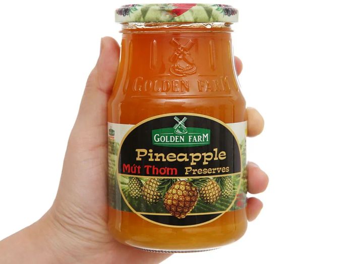 Hình ảnh mứt dứa Golden Farm Preserves thơm ngon