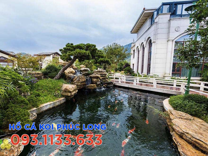 Tác phẩm hồ Koi phong thủy - An Phúc Long