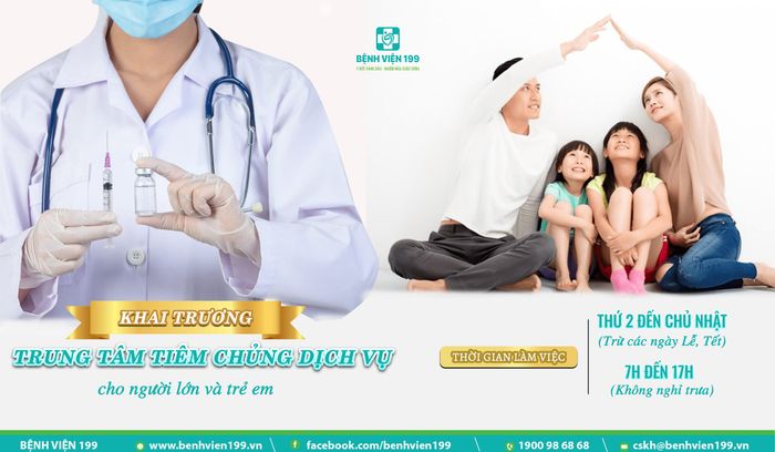 Hình ảnh 1 - Không gian hiện đại tại Trung tâm Tiêm chủng Bệnh viện 199