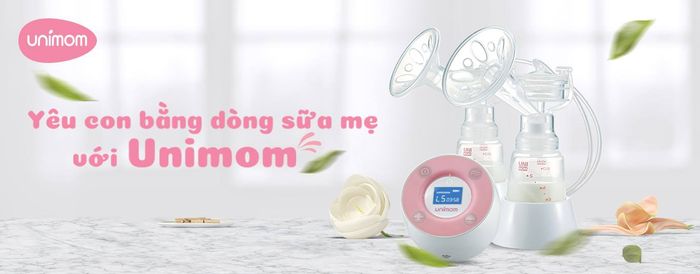 Hình ảnh chân thực máy hút sữa Unimom cao cấp