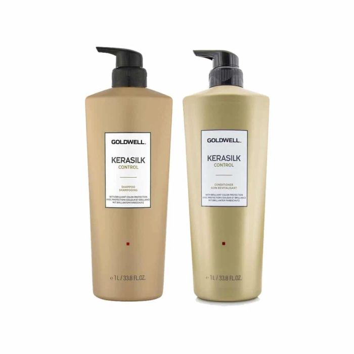 Hình ảnh bộ đôi dầu gội xả phục hồi Goldwell Kerasilk Control