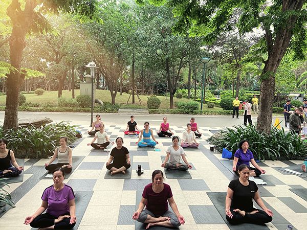 Không gian tập luyện tại Yoga Elite Fitness