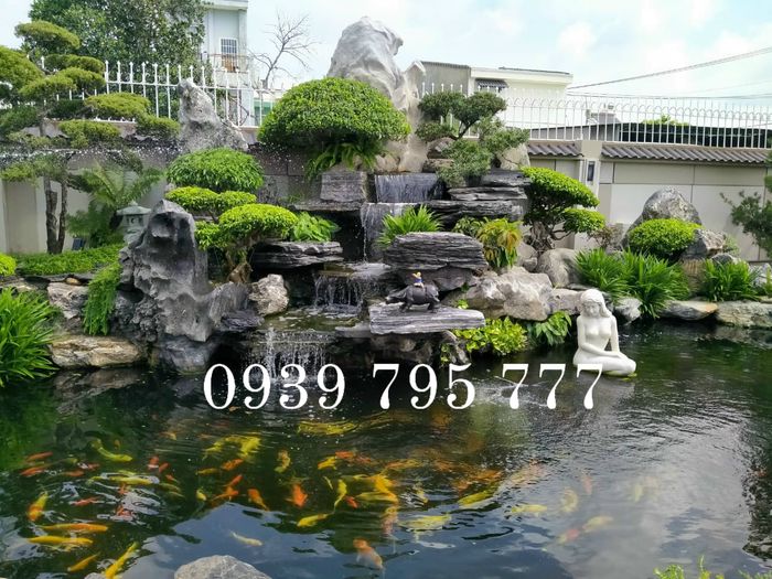 Không gian hồ Koi thanh bình - Hoàng Thiện