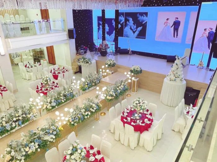 Không gian tiệc cưới thanh lịch tại White Swan Wedding & Convention - Ảnh 1