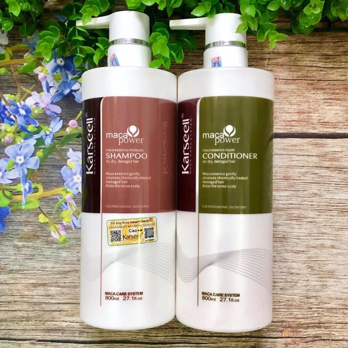 Hình ảnh bộ đôi dưỡng tóc Karseell Collagen cao cấp