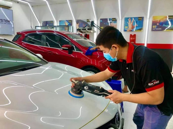 Quy trình phủ ceramic chuẩn quốc tế tại Nam Long