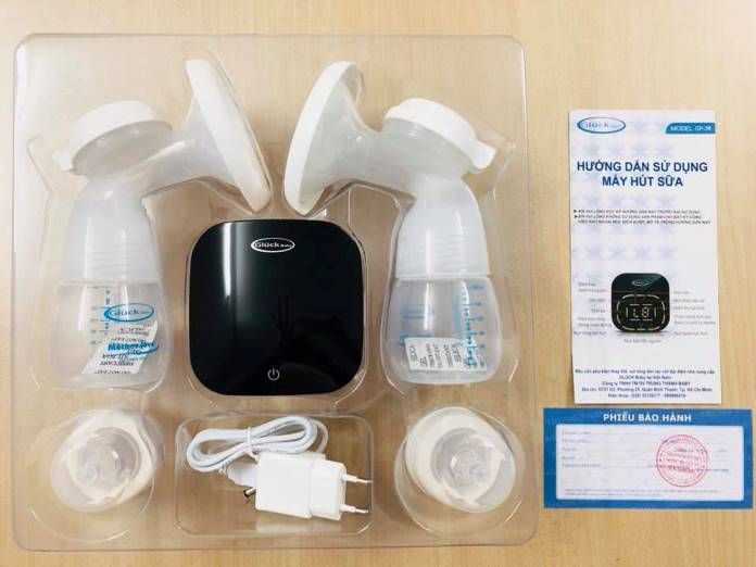 Hình ảnh thực tế máy hút sữa Gluck phiên bản cao cấp