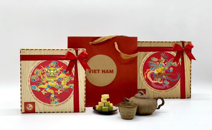 Hình ảnh đặc trưng Bánh Đậu Xanh Rồng Vàng Kỳ Anh - Phiên bản 1