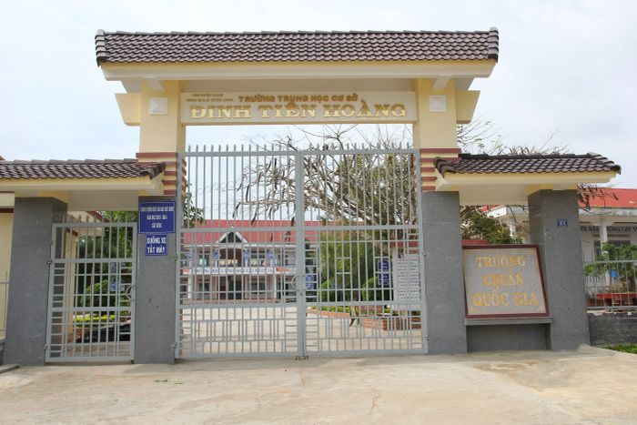 Hình ảnh toàn cảnh Trường THCS Đinh Tiên Hoàng