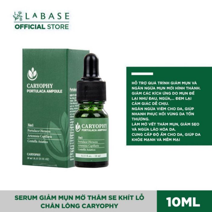 Hình ảnh thực tế serum Caryophy Portulaca Ampoule