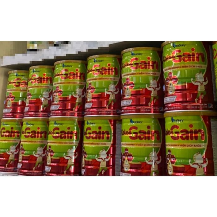 Hình ảnh sữa Colos Gain phiên bản 2 thể hiện thiết kế sang trọng, hiện đại và đẳng cấp.